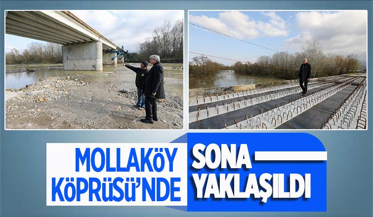 Başkan yüce Mollaköy Köprüsü'nü inceledi