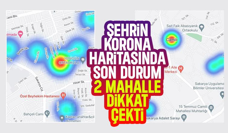 Sakarya'nın Korona Haritasında Son Durum