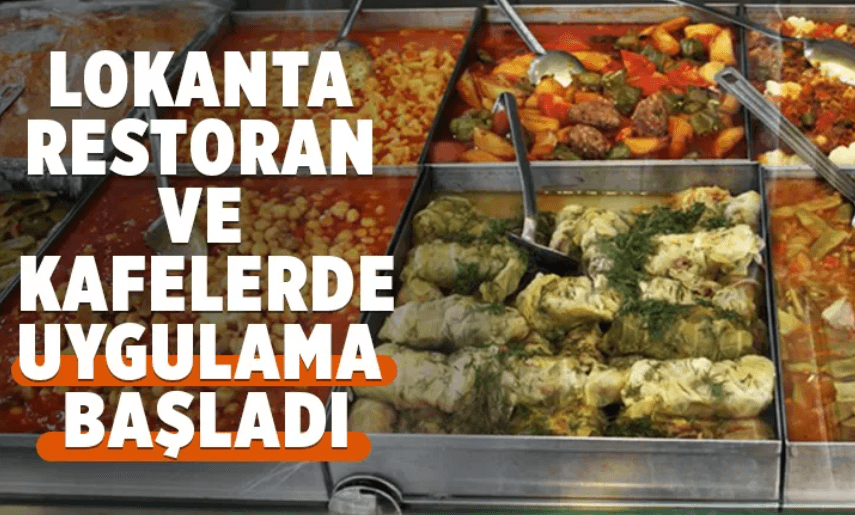 Lokanta ve kafelerde yeni dönem başladı