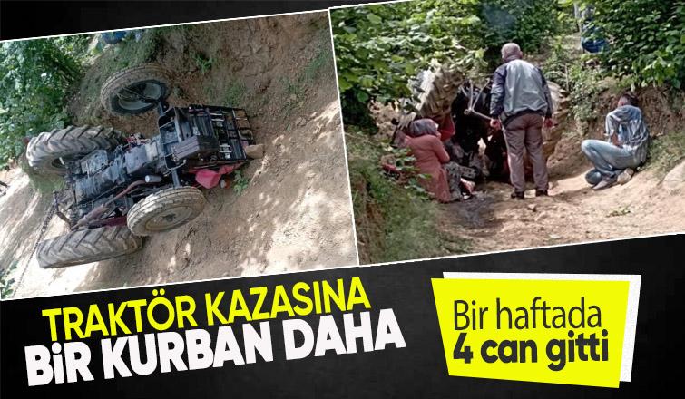 Kocaali'de ters dönen traktörün altında hayatını kaybetti