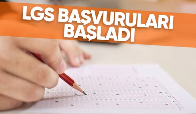  LGS Sınav başvuruları başladı