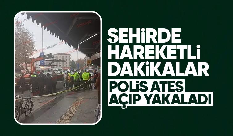 Polis hırsızlık şüphelisini ateş açarak durdurdu