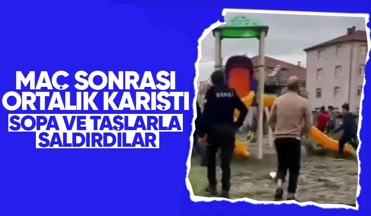 Ferizli-Karasu maçı sonrası olaylar çıktı