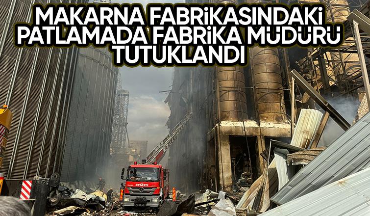 Hendek'teki fabrikada yaşanan patlamada tutuklama