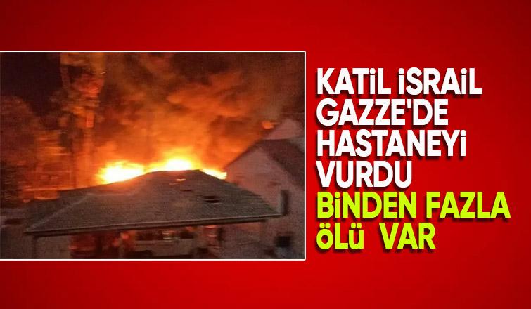 İsrail hastaneyi bombaladı: Binden fazla ölü var