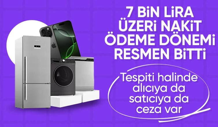 Maliye 7 bin liranın üzerindeki ödemeler için banka zorunluluğu getirdi