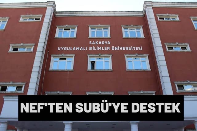 Nef Vakfı'ndan Sakarya Uygulamalı Bilimler Üniversitesine Destek