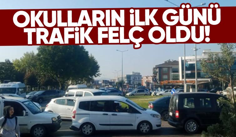 Sakarya’da eğitim yılı başladı, trafikte kaos yaşandı