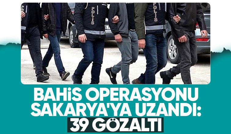 Bahis operasyonunda 39 kişi gözaltına alındı