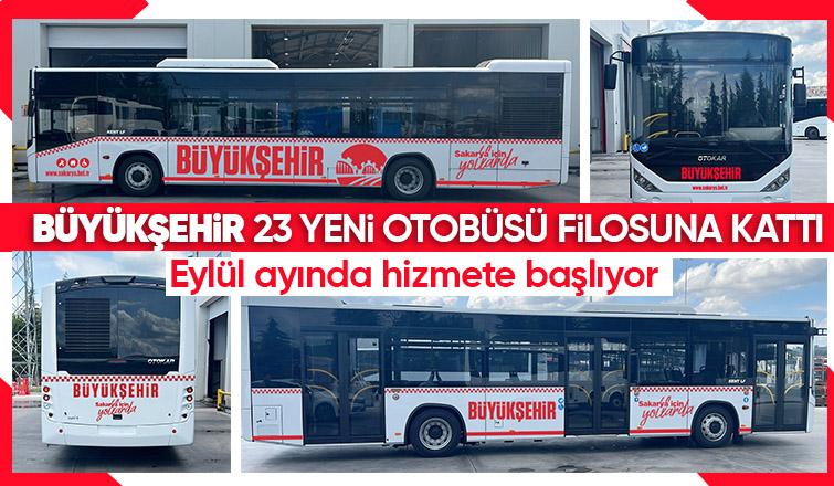 Büyükşehir 23 yeni otobüsü filosuna kattı