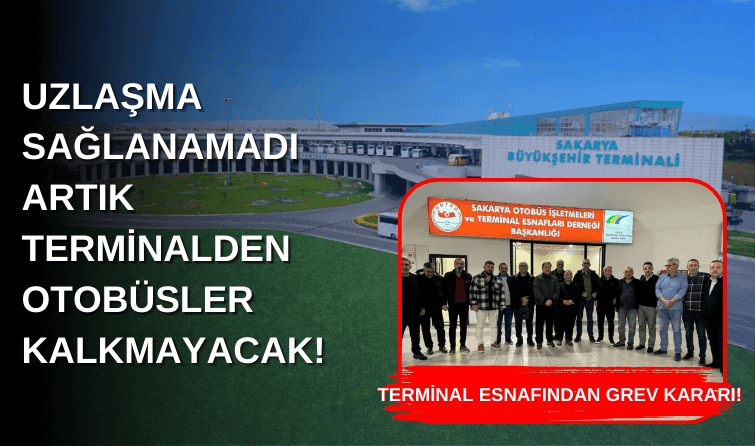 Uzlaşma sağlanamadı: Artık terminalden otobüsler kalkmayacak!