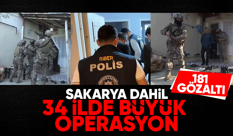 Bahis, dolandırıcılık ve çocuk müstehcenliği operasyonu: 181 gözaltı