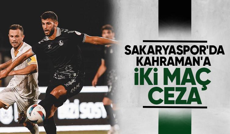 Sakaryaspor'da ceza şoku