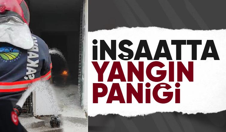 İnşaatta yangın