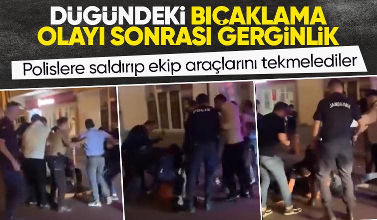 Bıçaklama sonrası polislere saldırdılar: 3 gözaltı