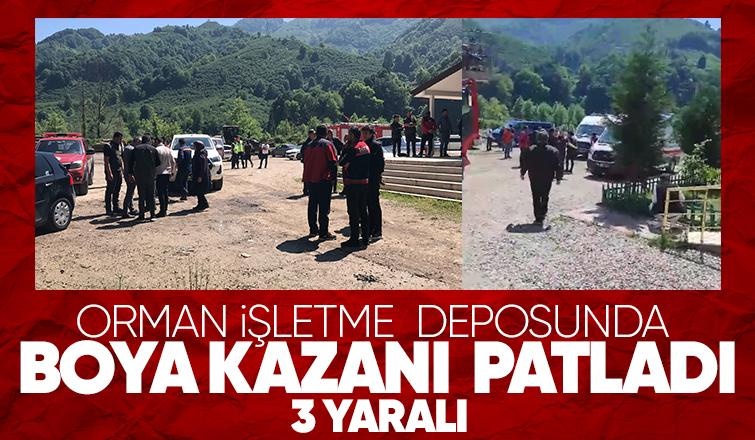 Yongalık Orman İşletme Deposunda Patlama 3 Yaralı