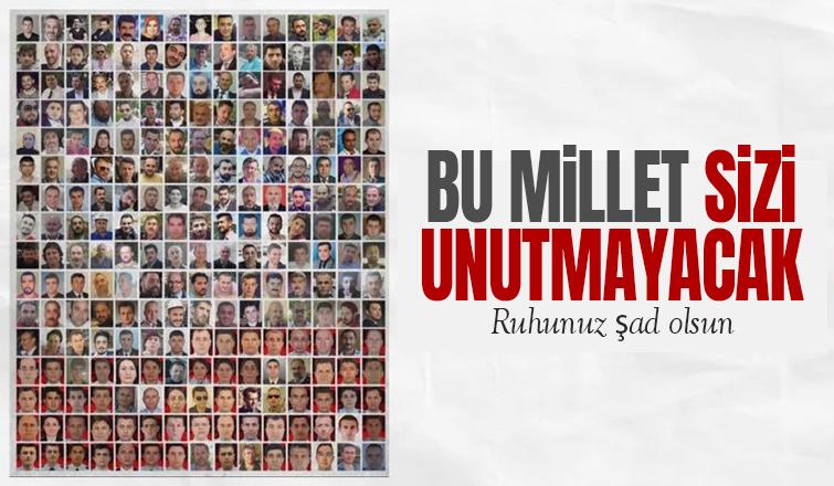 15 Temmuz'da şehit olan kahramanlar