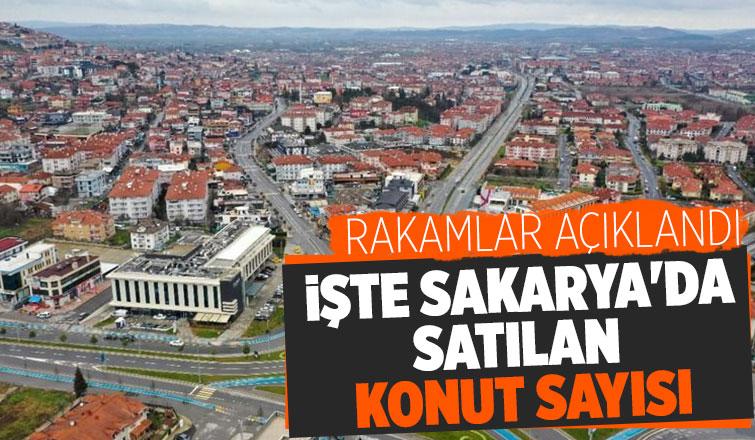 Sakarya'da satılan konut sayısı açıklandı