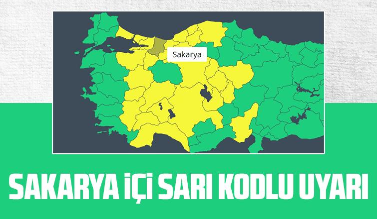 Sakarya için uyarı yapıldı