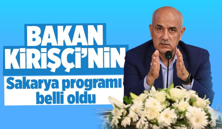  Bakan Kirişçi'nin Sakarya'ya geliyor