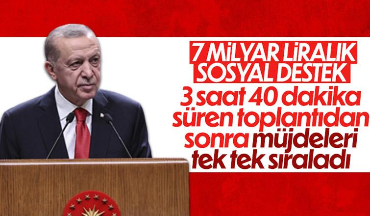 Cumhurbaşkanı Erdoğan Destek Paketlerini Duyurdu