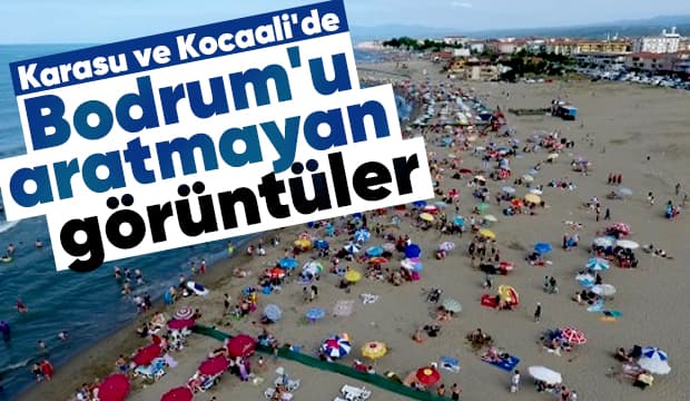 Karasu ve Kocaali'ye tatilci akını