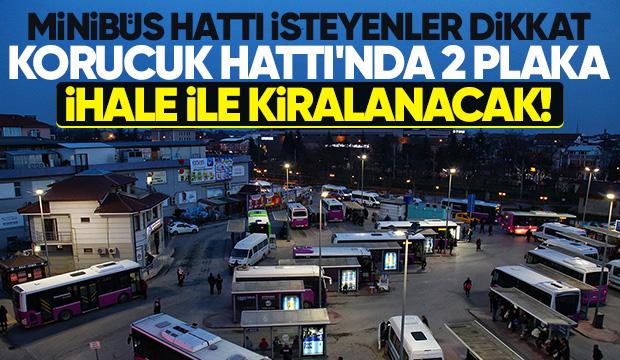 Büyükşehir Korucuk hattında 2 minibüs plakasını kiralayacak