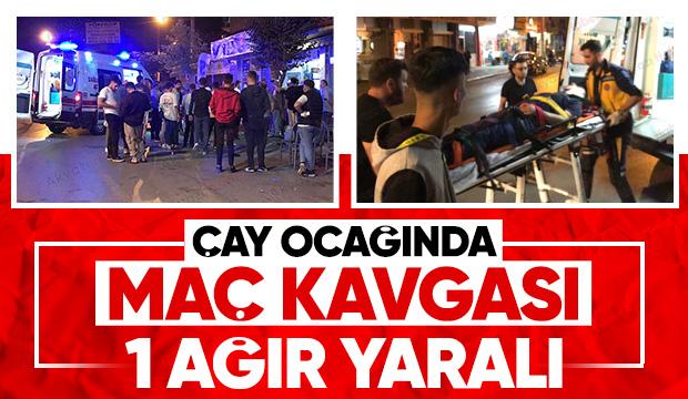 Akyazı'da maç sonrası kavgada 1 kişi ağır yaralandı