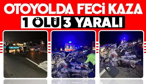 Otoyolda otomobilin çarptığı kişi öldü