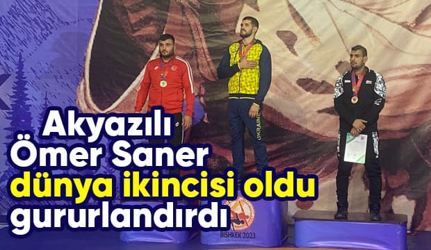 Akyazılı Güreşçi Dünya İkincisi Oldu 