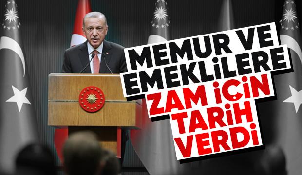 Cumhurbaşkanından memur ve emekli zamlarına ilişkin açıklama