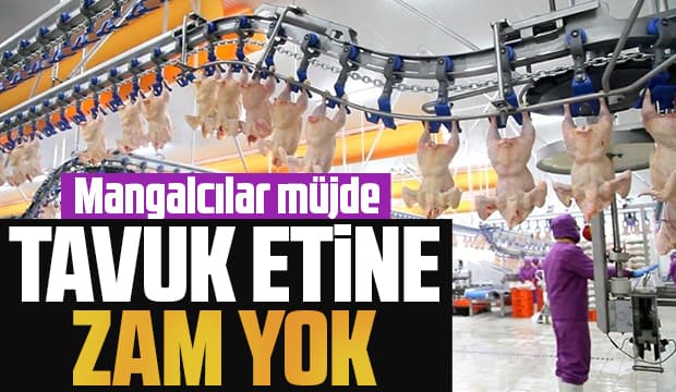 Tavuk etine zam yok