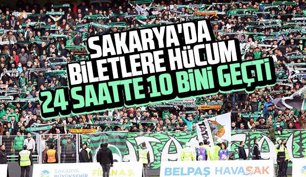 Sakaryaspor'da play off maçına hücum