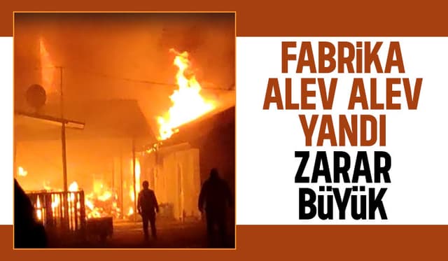 Ahşap Kaşık Fabrikası Alev Alev Yandı