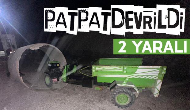 Akyazı'da patpat kazası: 2 yaralı