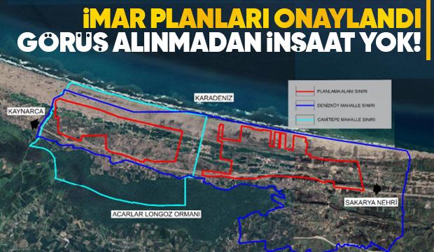 Karasu sahilini ilgilendiren imar planları onaylandı