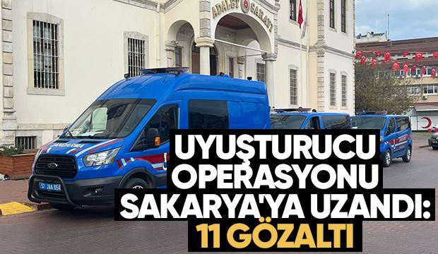 Sinop merkezli uyuşturucu operasyonu: 11 gözaltı