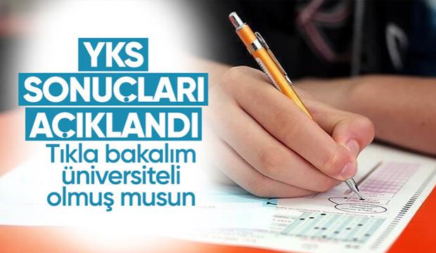 Yükseköğretim Kurumları Sınavı (YKS) yerleştirme sonuçları açıklandı