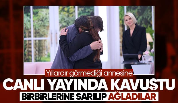 Annesine yıllar sonra canlı yayında kavuştu