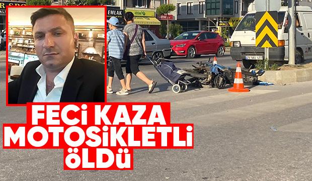 Otomobil ile motosiklet çarpıştı: 1 ölü