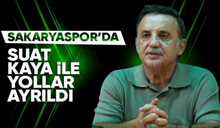 Sakaryaspor'da Suat Kaya dönemi sona erdi