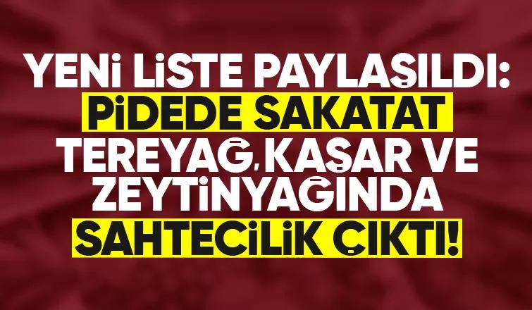 Tereyağ, kaşar ve zeytinyağında sahtecilik çıktı