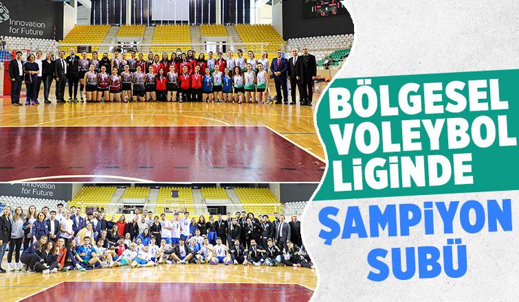  Bölgesel Voleybol Liginde Şampiyon SUBÜ