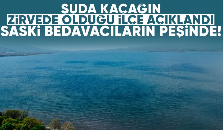 Sakarya'da kaçak su kullanımına savaş açıldı