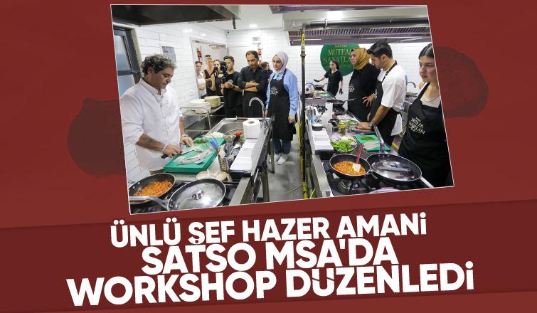 Ünlü Şef Hazer Amani Sakarya'da Workshop Düzenledi