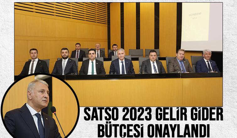 SATSO'da bütçe onaylandı