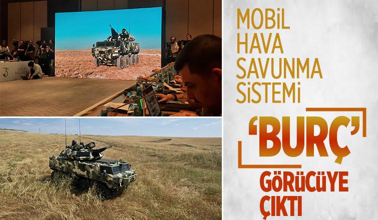 Mobil Hava Savunma Sistemi BURÇ tanıtıldı