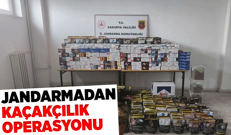 Hendek'te kaçak tütün operasyonu