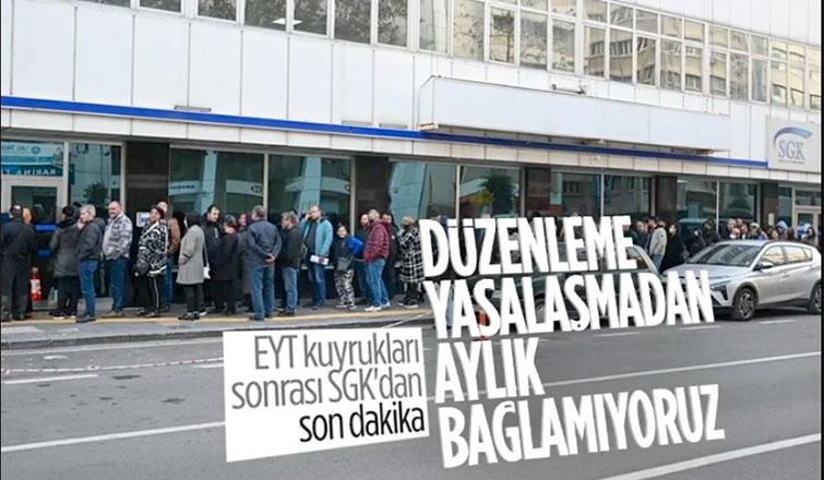 SGK açıkladı: Aylık bağlama işlemi yapılamamaktadır