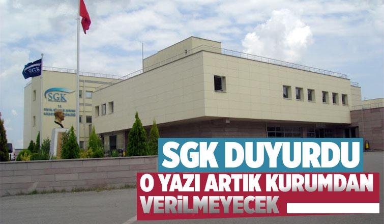 SGK'dan 'Kıdem Tazminatına Esas Yazısı' açıklaması